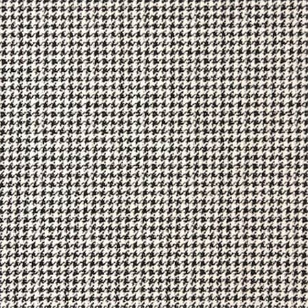 Designer Fabrics E280 54 In. Wide Black And White; Hounds Tooth Upholstery Grade Fabric